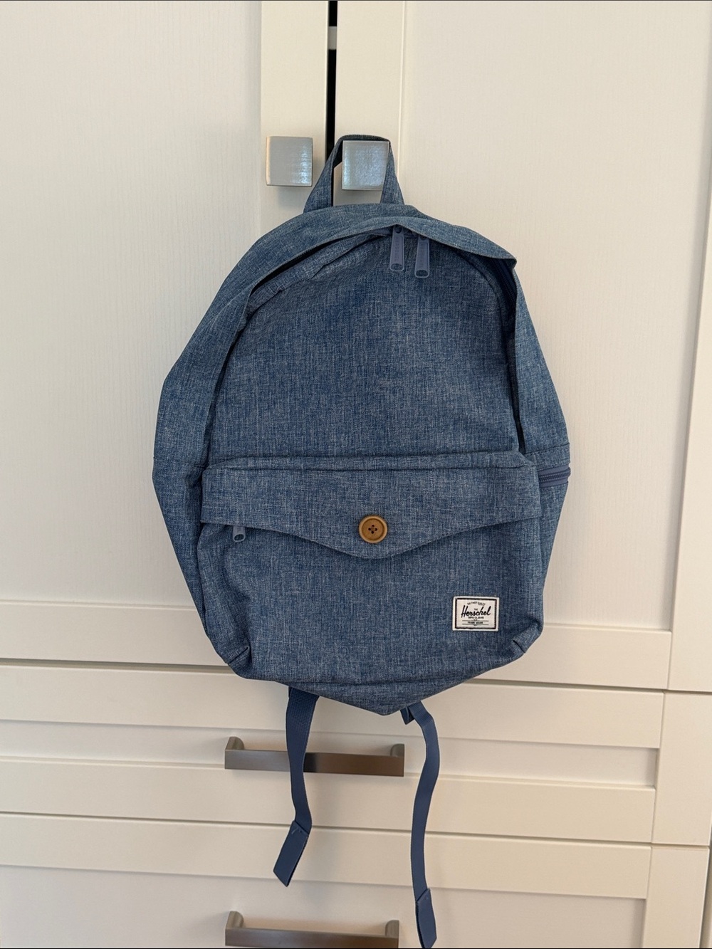 Herschel Heritage Mid-Volume Denim Backpack in Blue